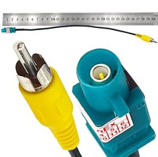 Cinch-Fakra-Adapterkabel kompatibel mit Mercedes G-Klasse W463 4/2007-2012 Cinch-Fakra-Adapterkabel kompatibel mit Mercedes G-Klasse W463 4/2007-2012