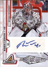2010-11 Pinnacle #265 Robin Lehner RC Auto /299 - NM-MT