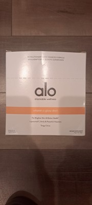 alo Daily Liposomal Antioxidant Vitamin-C Glow Shots, Box of 30, Tangy Citrus