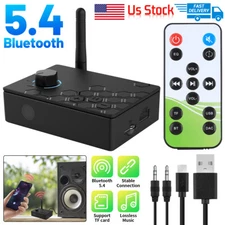 Bluetooth 5.4 Receiver Transmitter 3.5mm AUX RCA TV Home Stereo Audio Adapter