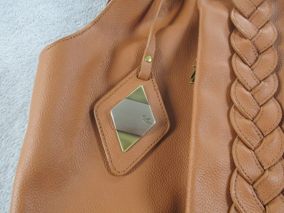 Rachel Zoe Bag Purse Carry All Large Satchel Travel  Brown EUC Top Handle EUC - Image 3 of 4