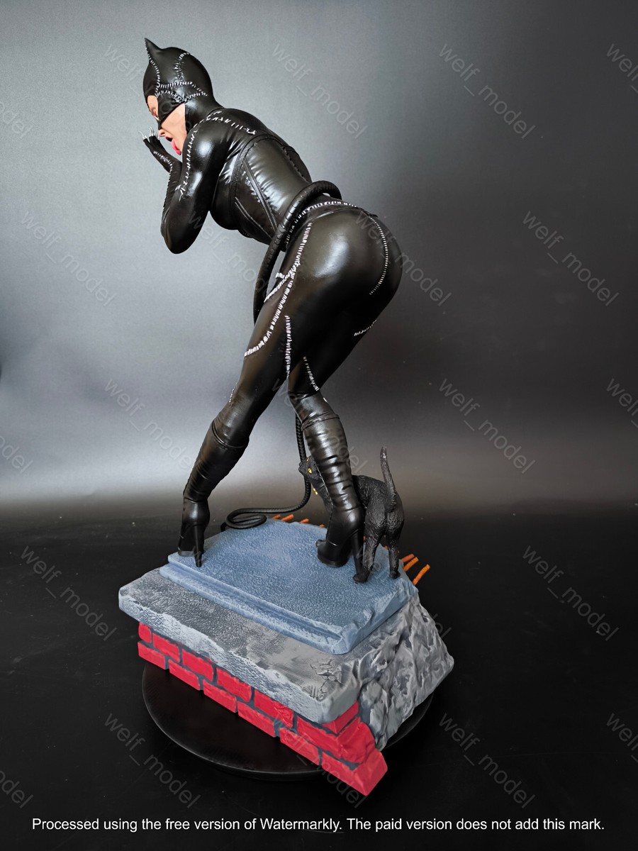 Painted Catwoman Statue 1/4 Sexy Figure | eBay