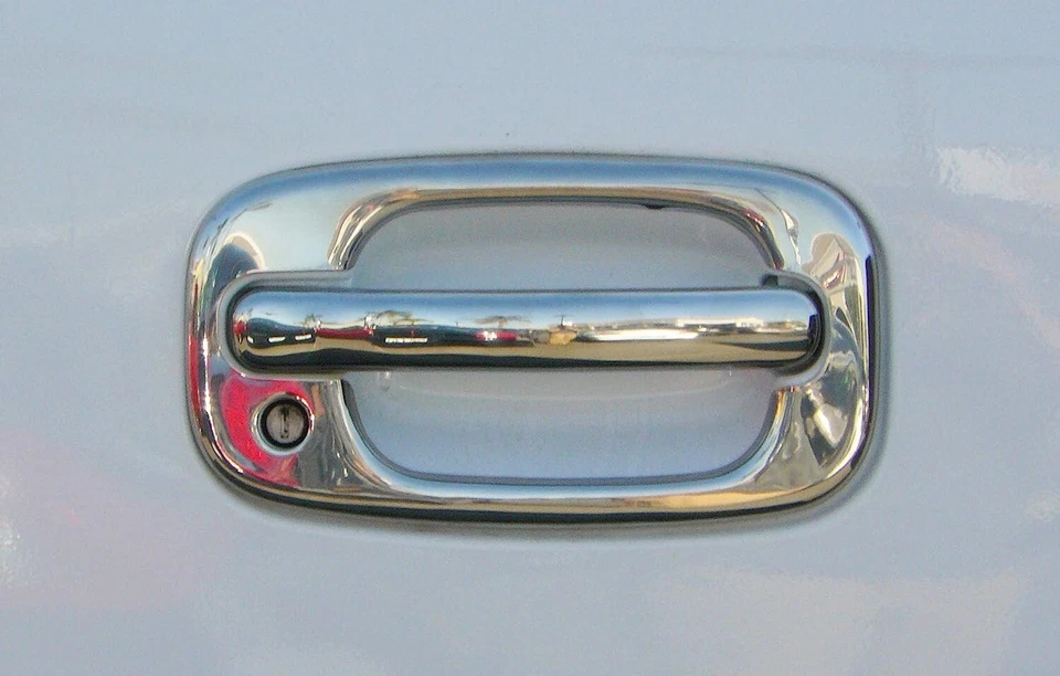 Cubierta de puerta trasera TFP 412 - Cromo - Compatible con Chevy/GMC Subur, Tahoe/Yukon, XL Foto 4 de 4