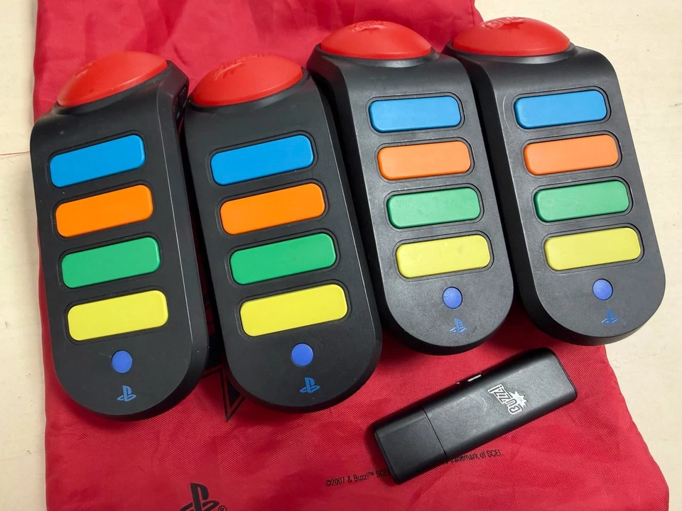 Sony Wireless Buzz Controller für PlayStation mit USB Empfänger - Bild 2 von 4