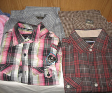 4 Herren Hemden Gr : M Jack Wolfskin, Red Wood, Dissident , Shirt Com Gr:40