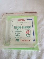 "RATH FEED"MORCO,Metal Rain GUAGE/RECORDER;BENEDIK BROTHERS ADV.