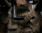 WWI US ARMY LARGE GROUPING BELTS HAVERSACK GREN BAG HOLSTER POUCHES GAITERS ETC — photo 1