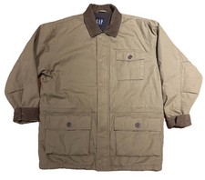 Vintage Gap Barn Coat Chore Jacket Corduroy Collar Workwear Hunting Mens Large