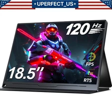 UPERFECT Portable Monitor, 18.5 Inch 120HZ 100% sRGB 1080P for Laptop Switch PS5