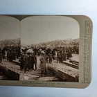 WW1 Military Stereoview C1916 Real Photo Turkey Kitchener  Cape Helles Gallipoli
