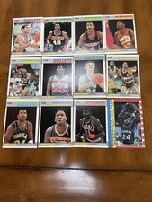 1987 Fleer Basketball Card Lot (12) Nm