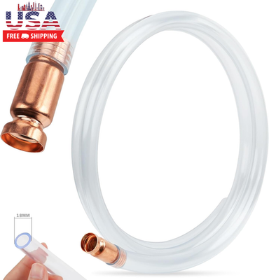 #ad Gas Siphon 6FT Multi Purpose Super Easy Siphon Pump1 2quot; Valve Virgin Grade Tubi $18.75