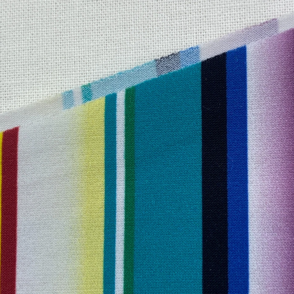 COMMANDO Underwear Women S M Photo Op Striped Thong Low Rise Raw Cut Pink Yellow - Image 3 of 4