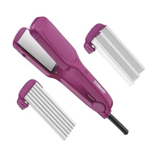Conair 3-in-1 Straight Waves Flat Iron Straightener Specialty Iron, New CS99WCS