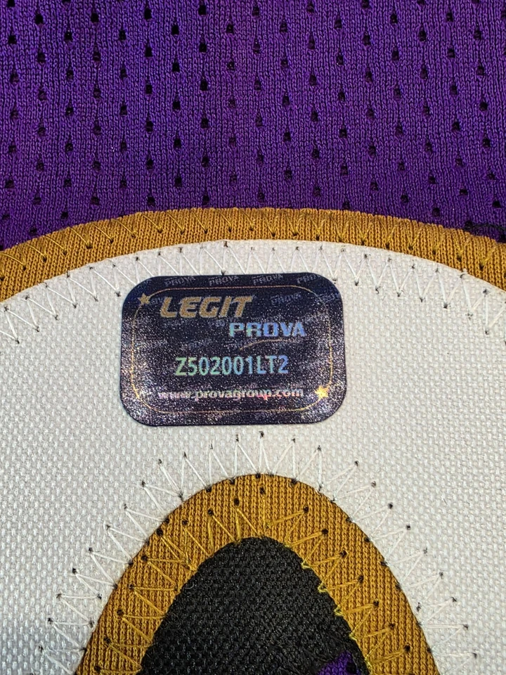 Trent Dilfer Autographed/Signed Jersey Beckett Purple Custom Jersey - Image 3 of 4