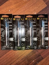 Cross Rolling Ball Refill For Selectip Gel Roller Ball Pens (Pack of 4) - Black