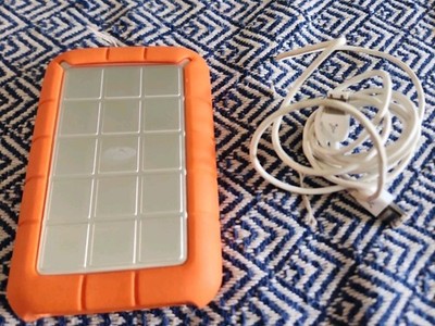 LaCie Rugged 500GB USB 3.0 + FireWire External Portable Hard Drive HDD