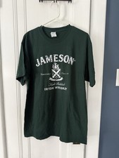 NEW Jameson Irish Whiskey Crest T-Shirt Green Men’s Size Large 