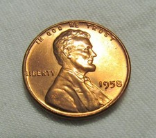 1958-p Lincoln Cent Wheatie Bu Wheat Penny A Nice Coin With Free Shipping 1958-p Lincoln Cent Wheatie Bu Wheat Penny A Nice Coin With Free Shipping