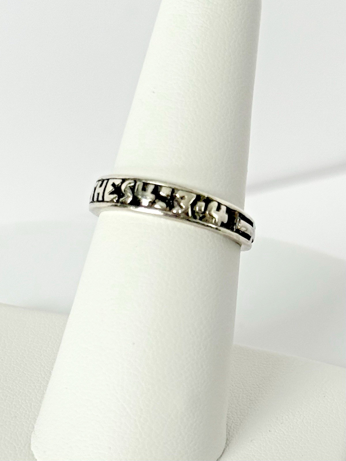 Sterling Silver Christian Scripture Ring Ephesian… - image 5