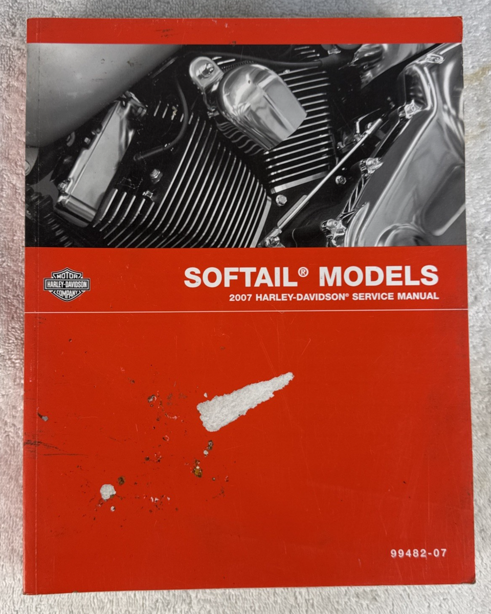 2007 HARLEY DAVIDSON SERVICE MANUAL SOFTAIL MODELS 99482-07 | eBay