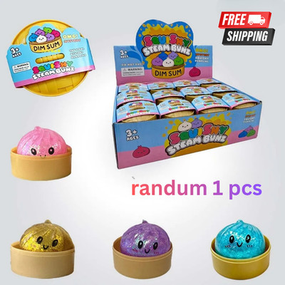 Dumpling Squishy Rainbow Glitzern Mystery Geschenk Fidget Fun Stress Glitter Toy