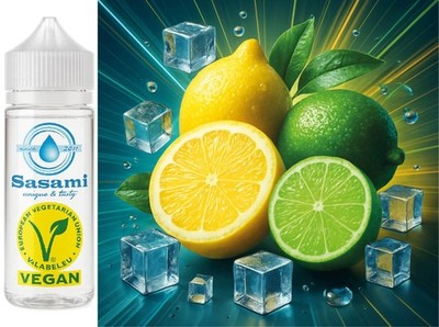 Cool Citrus Boost - Zitrone Limette Ice Aroma Konzentrat - Vegan - Sasami - 100m