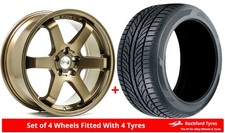 Alloy Wheels & Tyres 18" 1AV ZX6 For Honda Accord [Mk8] 08-12