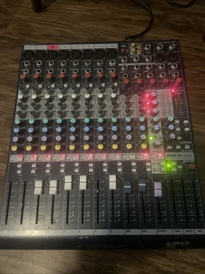 Soundcraft 8-Channel Mixer MFX 8/2 for Parts / Untested Sold As-Is Powers On