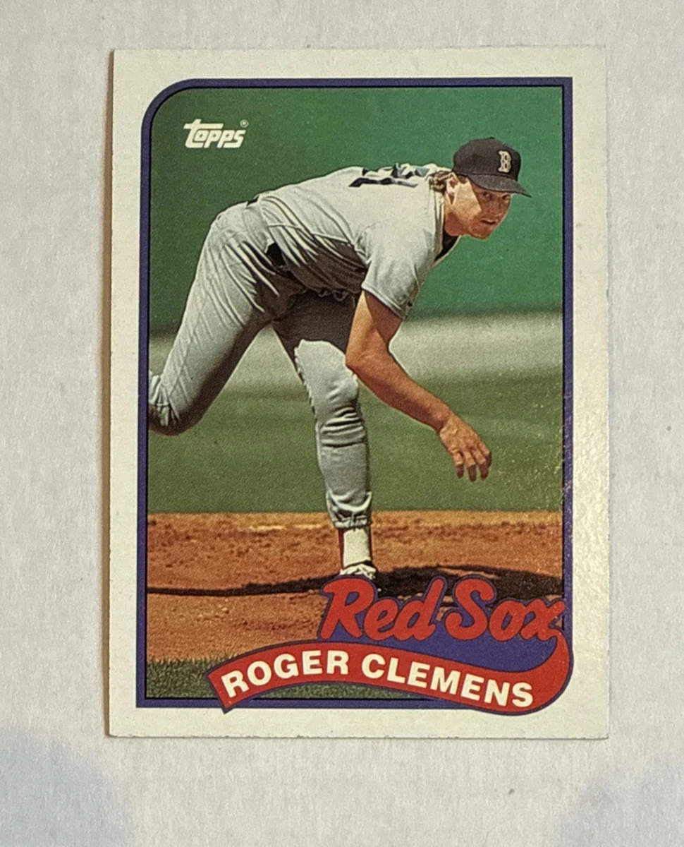 Topps Roger Clemens Baseball 1989 Season Sports Trading Cards
