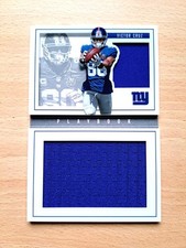 Victor Cruz NY Giants 2015 Panini Playbook Jumbo Game Worn Jersey 2pcs