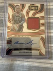 Allisha Gray 2025 Panini Select WNBA Autographed Memorabilia Patch Auto Prizm