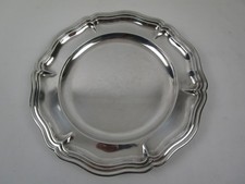 Wiskemann - Servierplatte - rund - versilbert - 34,5 cm