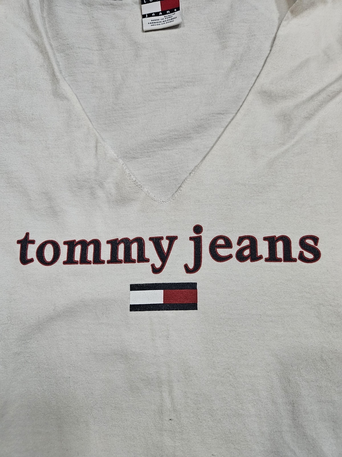 Vintage Y2K Tommy Girl Jeans T-Shirt Youth Size Medium image 2