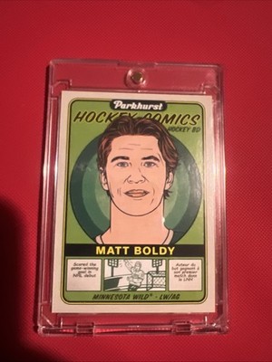 Matt Boldy Minnesota Wild Hockey Comics #PC-11