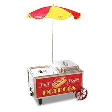 Winco 60072 Mini Cart Hot Dog Steamer, 120v