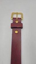 Men's 100 Leather 1 1/2 Smooth Brown Belt amish crafted 