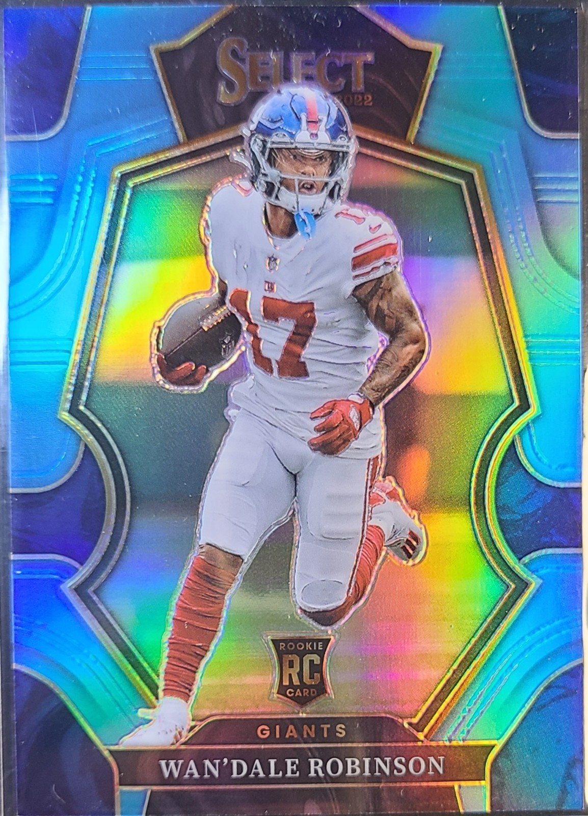 2022 Panini Select Wan'Dale Robinson RC 87/99 Light Blue(Titans Color Match)#174