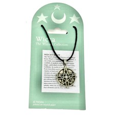 Wiccan Witch’s Knot Pewter Pendant 24mm - Protection & Feminine