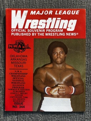 Vintage Koko B. Ware Major League Wrestling Program NWA 1980 #344