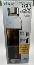 Primula PCGBK-1220 19 oz Clear Cold Brew Travel Coffee Maker