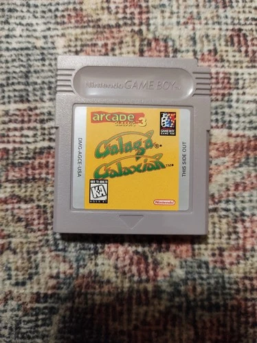 Galaga & Galaxian Nintendo Game Boy 1995 Arcade Classic 3 Excellent Condition