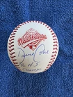 DAVID CONE SIGNED 1996 WORLD SERIES BASEBALL INSCRIPTION 96 WS CHAMPS JSA AUTH