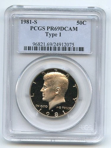 1981-S Kennedy Half Dollar Proof — photo from the most recent tracked eBay sale