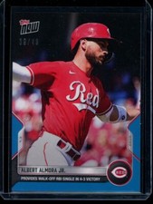 2022 Topps Now #459 Albert Almora Jr Blue Parallel Card #d 39/49