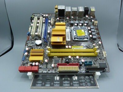 Asus P5QL-M DLX/WIFI/V-P5P43/DP_MB Rev. 1.01G Mainboard LGA 775 + I/O Shield