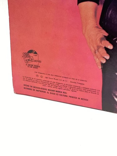 JOAN SEBASTIAN mascara (87’ MUSART MEXICO VINYL LP) VG++ (scarce!) - Picture 7 of 13