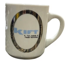 KIFT K-Tron Institute of Feeder Technology Advertising Ceramic Mug 8 Fl Oz