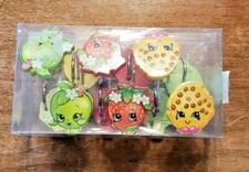 SHOPKINS PK OF 12 SHOWER CURTAIN HOOKS BY JAY FRANCO & SONS INC. NEW IN PACKAGE