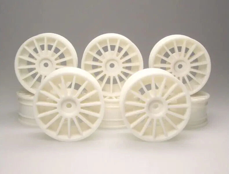 Felge 1:10 Aero 24 mm 15-Speichen weiss 8 Stück FAZER Ersatzteil Kyosho 92012-8W - Bild 2 von 2